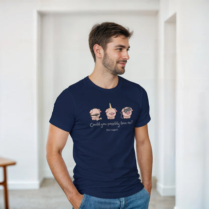 Schwein verkleidet als Hund / Einhorn / Katze, Statement-Shirt, veganes T-Shirt, Unisex