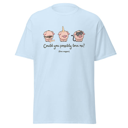 Schwein verkleidet als Hund / Einhorn / Katze, Statement-Shirt, veganes T-Shirt, Unisex