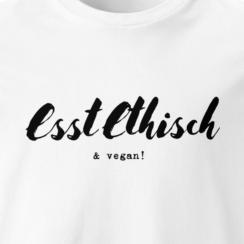 esst ethisch & vegan! Statement-Shirt, veganes Bio T-Shirt, Stanley/Stella, Unisex