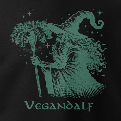 Vegandalf, vegan wizard, ALF, fantasy, vegan premium hoodie, unisex